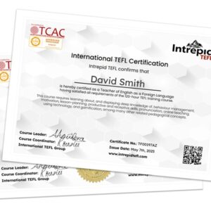 Intrepid TEFL certificate bundle